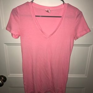 PINK v-neck sleep shirt